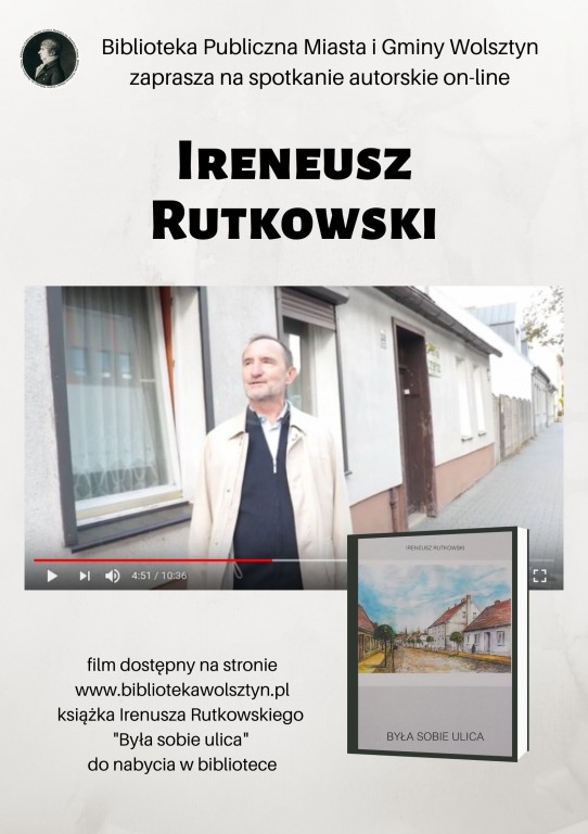 Spotkanie autorskie on-line z Ireneuszem Rutkowskim