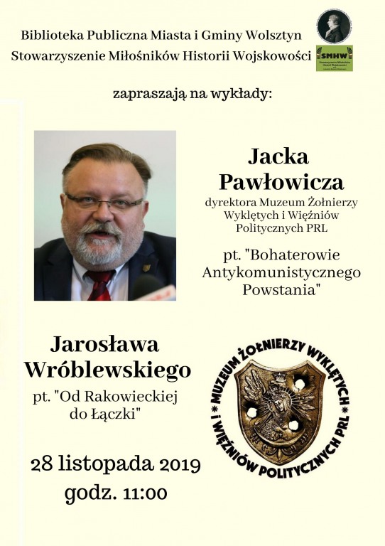 Wykad Jacka Pawowicza dyrektora Muzeum onierzy Wykltych i Winiw Politycznych PRL oraz Jarosawa Wrblewskiego